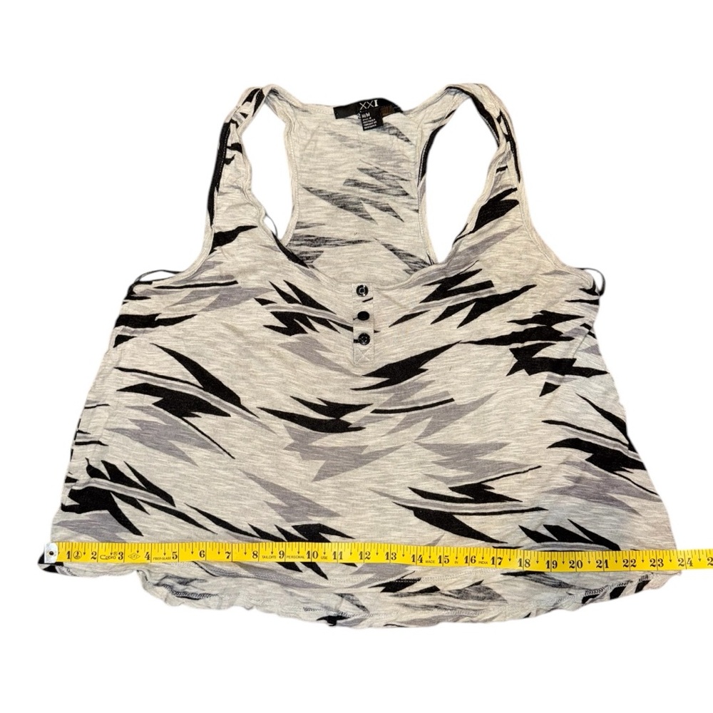 Gray Patterned Tank Top - Picture 8 of 8